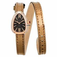 Thumbnail von Bulgari Serpenti 102968 - Serpenti Quartz Grey Dial Diamond Bezel Ladies Watch </h1>