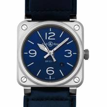 Thumbnail von Bell & Ross BR 03-92 Steel BR0392-BLU-ST/SCA - Instruments BR 03-92 Blue Steel Men's Watch </h1>