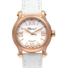 Thumbnail von Chopard Happy Sport 274893-5009 - Happy Diamonds Automatic Mother-of-pearl dial Dial 18k Rose Gold Ladies Watc </h1>