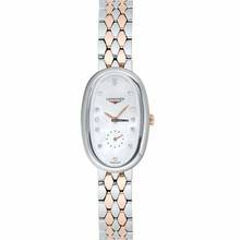 Thumbnail von Longines Symphonette L23065877 - Symphonette Quartz Mother of Pearl Dial Diamond Ladies Watch </h1>