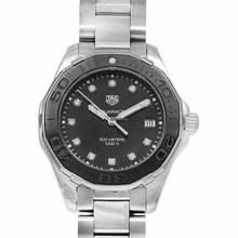 Thumbnail von TAG Heuer Aquaracer Lady WAY131M.BA0748 - Aquaracer Ladies Quartz Black Mother Of Pearl Dial with Diamonds Ladies W </h1>