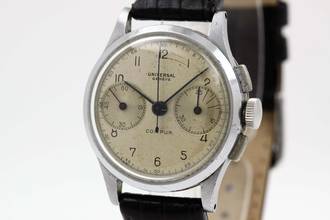 Thumbnail von Universal Genève Compur Chronograph Boy Size Cal. 381