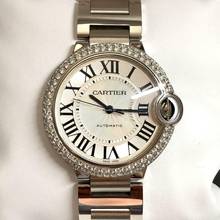 Thumbnail von Cartier Ballon Bleu 36mm 3284 Automatic Steel 36mm 1.87TCW Diamond Watch </h1>