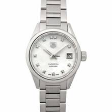 Thumbnail von TAG Heuer Carrera Lady WAR2414.BA0776 - Carrera Calibre 9 Automatic White Dial with Diamonds Ladies Watch </h1>