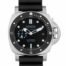 Thumbnail von Panerai Submersible PAM00683 - Submersible Automatic Black Dial 42 mm Men's Watch </h1>