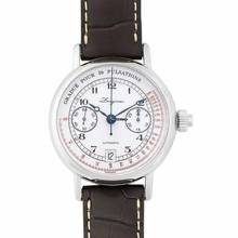 Thumbnail von Longines Heritage L28014232 - Heritage Column Wheel Single Push Piece Pulsometer Chronograph Automatic White </h1>