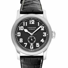 Thumbnail von Longines Heritage L28114530 - Heritage Military Automatic Black Dial Men's Watch </h1>