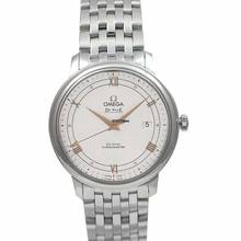 Thumbnail von Omega De Ville Prestige 424.10.40.20.02.004 - De Ville Prestige Co-Axial 39.5 mm Automatic Silver Dial Steel Men's </h1>