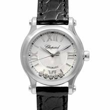 Thumbnail von Chopard Happy Sport 278573-3001 - Happy Sport 30 mm Automatic Silver Dial Diamonds Ladies Watch </h1>