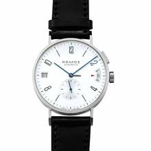 Thumbnail von NOMOS Tangomat GMT 635 - Tangomat Gmt Automatic White Silver-plated Dial 40 mm Men's Watch </h1>