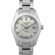 Thumbnail von Longines Conquest Classic L22854876 - Conquest ClassIc Automatic White Mother of Pearl Dial Diamond Ladies Watch </h1>