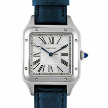 Thumbnail von Cartier Santos Dumont WSSA0022 - Santos-Dumont 43.5 mm Quartz Silver Dial Men's Watch </h1>