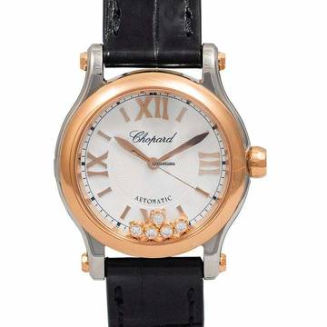  Chopard Happy Sport 278573-6013 - Happy Sport Automatic Silver Dial Stainless Steel Ladies Watch </h1> 