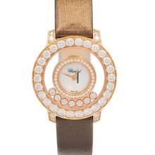 Thumbnail von Chopard Happy Diamonds 209412-5001 - Happy Diamonds Quartz Mother Of Pearl Dial Rose Gold Ladies Watch </h1>