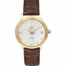 Thumbnail von Omega De Ville Prestige 424.53.33.20.05.002 - De Ville Prestige Co-Axial 32.7 mm Automatic White Dial Yellow Gold </h1>
