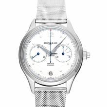 Thumbnail von Montblanc MB119952 - Montblanc Heritage Automatic Silvery-white Dial Stainless Steel Men's Watch </h1>
