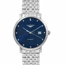 Thumbnail von Longines Elegant L49104976 - Elegant Automatic Blue Dial Diamond Men's Watch </h1>