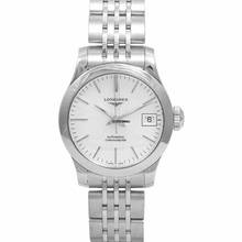 Thumbnail von Longines Record L23204726 - Record Automatic Silver Dial Ladies Watch </h1>