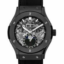 Thumbnail von Hublot Classic Fusion Aerofusion 517.CX.0170.LR - Classic Fusion Aerofusion Moonphase Black Magic Automatic Skeleton Dial C </h1>