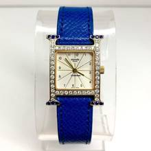 Thumbnail von Hermès Heure H 2 Tone 25mm 0.68TCW DIAMONDS 0.2TCW Sapphires Watch </h1>