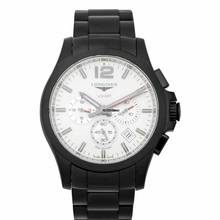  Longines Conquest L37272766 - Conquest V.H.P. Quartz Silver Dial Chronograph Men's Watch </h1> 