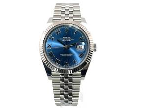  Rolex Datejust 41 Edelstahl Weißgold 126334 Blau Röm Jubile </h1> 