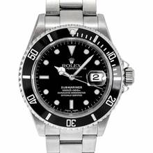  Rolex Submariner Date 16610 - Submariner Automatic Black Dial Stainless Steel Men's Watch </h1> 