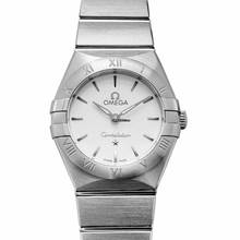  Omega Constellation Ladies 131.10.25.60.02.001 - Constellation Manhattan Quartz 25 mm Quartz Silver Dial Steel Ladies </h1> 