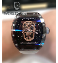 Richard Mille [NEW] RM 52-01 Sapphire Diamond Skull Tourbillon