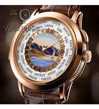 Patek Philippe [NEW] 5531R WorldTime Minute Repeater Lake Geneva Lavaux Vineyard Terrace Shore Dial