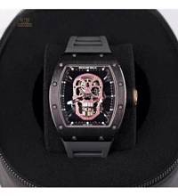 Richard Mille [2016 USED][UNIQUE] RM 52-01 Red Diamond Skull Tourbillon