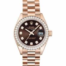 Thumbnail von Rolex Lady-Datejust 279135RBR - Datejust Automatic Brown Dial Everose Gold Ladies Watch </h1>