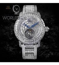 Jacob & Co. 捷克豹 [NEW][LIMITED 18 PIECE] Caviar Tourbillon Diamond Bracelet 44mm CV300.30.BD.BD.A30BA (Retail:HK$12,885,800)