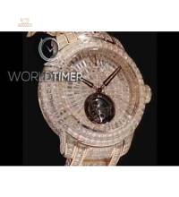 Jacob & Co. 捷克豹 [NEW][LIIMITED 18 PIECE] Caviar Tourbillon Diamond Bracelet 44mm CV300.40.BD.BD.A40BA (Retail:HK$12,885,800)