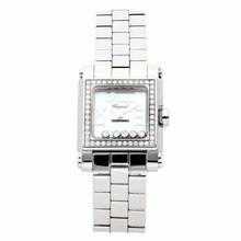  Chopard Happy Sport Steel 5 Floating Diamonds Diamond Bezel Watch </h1> 