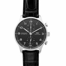 Thumbnail von IWC Portugieser Chronograph IW371609 - Portugieser Automatic Chronograph Black Dial Men's Watch </h1>
