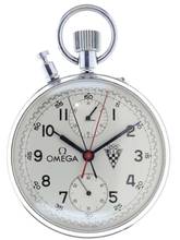 Thumbnail von Omega Taschenuhr Split Second Chronograph Rattrapante pocket watch made for the Automobile Club Firenze in Italy </h1>