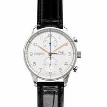 Thumbnail von IWC Portugieser Chronograph IW371604 - Portugieser Automatic Chronograph Silver Dial Unisex Watch </h1>