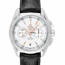 Thumbnail von Omega Seamaster Aqua Terra 231.13.43.52.02.001 - Seamaster Aqua Terra Co-Axial GMT Chronograph Automatic Silver Dial </h1>
