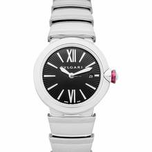 Thumbnail von Bulgari Lucea 102690 - LVCEA Quartz Black Dial Steel Ladies Watch </h1>