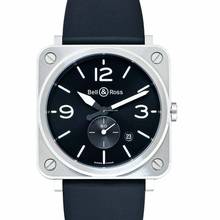  Bell & Ross BR S BRS-BLC-ST - Instruments Aviation BR S Steel Quartz Black Dial Men's Watch </h1> 