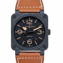 Thumbnail von Bell & Ross BR 03-92 Ceramic BR0392-HERITAGE-CE - Instruments BR 03-92 Heritage Automatic Black Dial Men's Watch </h1>