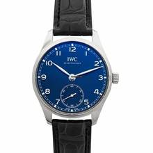 Thumbnail von IWC Portugieser Automatik IW358305 - Portugieser Automatic blue Dial Stainless Steel Men's Watch </h1>