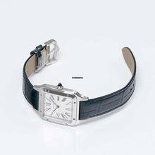 Thumbnail von Cartier Santos Dumont WSSA0032 - Santos-Dumont XL Model Manual-Winding Silver Dial Men's Watch </h1>