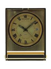 Thumbnail von Jaeger-LeCoultre Memovox Gents rectangular Travel Clock Pocket Watch Memovox Alarm and small Desk Clock </h1>