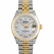 Thumbnail von Rolex Datejust 31 278273-0028 - Datejust 31 Automatic White Mother of Pearl Dial Diamond Indexes Jubilee Lad </h1>