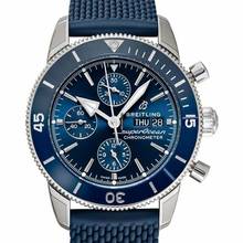 Thumbnail von Breitling Superocean Heritage II Chronograph A13313161C1S1 - Superocean Heritage II Chronograph Automatic Blue Dial Men's Watch </h1>