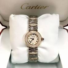Thumbnail von Cartier COLISÈE 18K YG & Steel 1.59TCW DIAMOND Watch </h1>