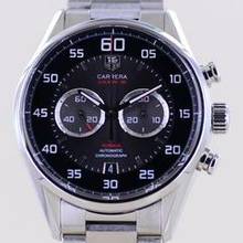 Thumbnail von TAG Heuer Carrera Calibre 36 Chronograph Flyback black Calibre 36 El Primero Steel Glasboden </h1>
