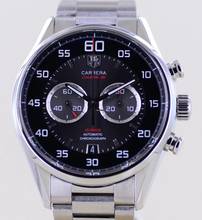  TAG Heuer Carrera Calibre 36 Chronograph Flyback black Calibre 36 El Primero Steel Glasboden </h1> 